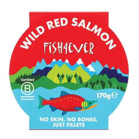 Fish4Ever Wild Pacific Red Salmon Filleted - 170g