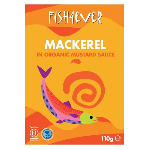 Fish4Ever Mackerel Fillets in Mustard Sauce 125g