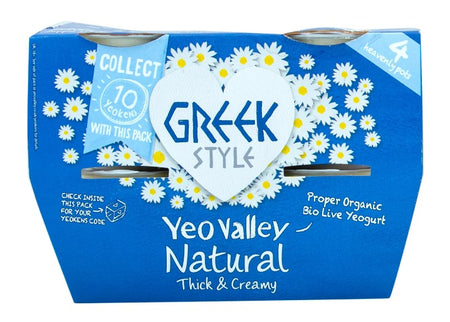 Yeo Valley Greek Natural 4x110g