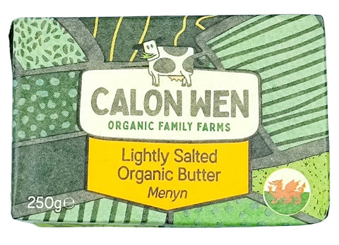 Calon Wen Organic Lightly Salted Butter 250g