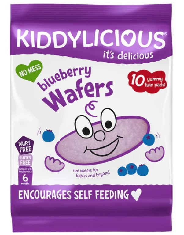 Kiddylicious Blueberry Wafers Maxi Bag 40g
