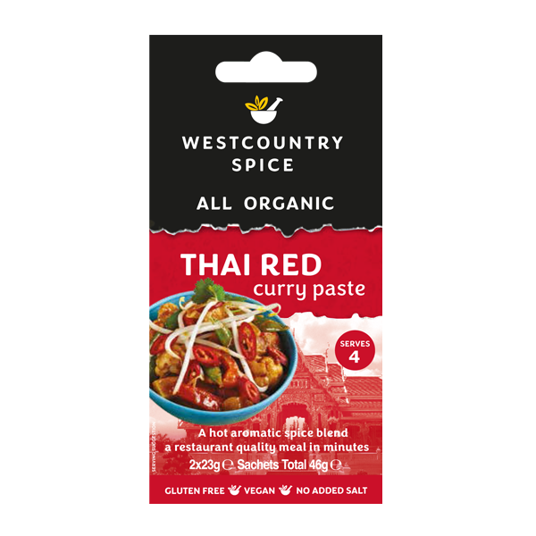 Westcountry Spice Organic Thai Red Curry Paste 46g