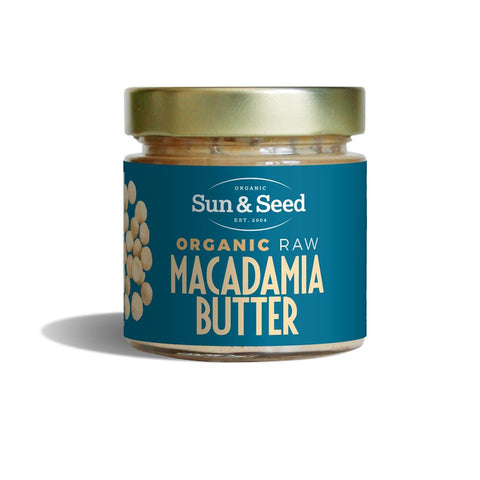 Sun and Seed Organic Raw Organic Macadamia Butter - 200g