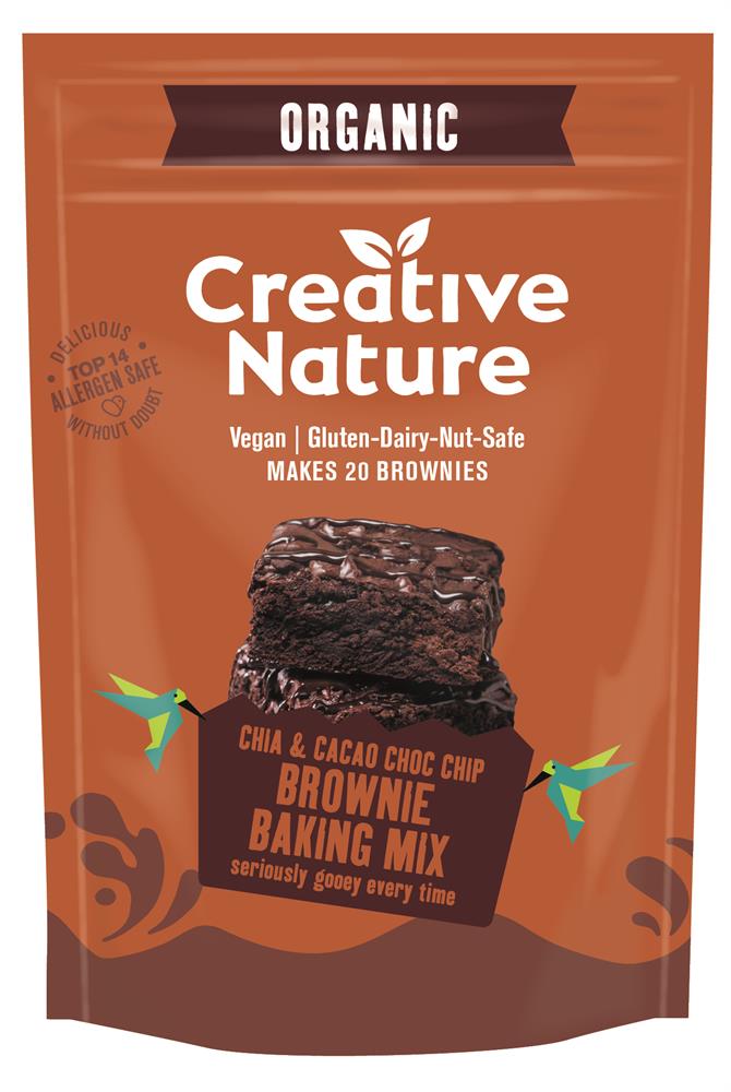 Creative Nature Organic Chocolate Chip Brownie Mix 400g