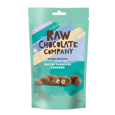 Raw Chocolate Salted Vanoffee Cashews Large 100g