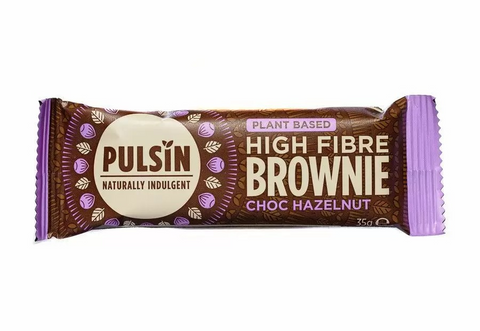 Pulsin Choc Hazelnut & Peanut Brownie - 35g