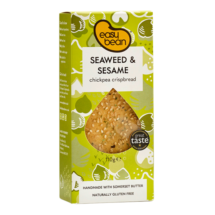 Easy Bean Seaweed & Sesame Pepper Chickpea Crispbread 110g