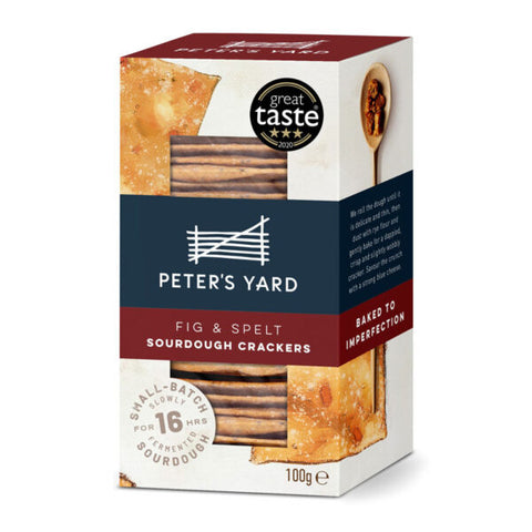 Peter's Yard Figs & Spelt Crackers - 100g