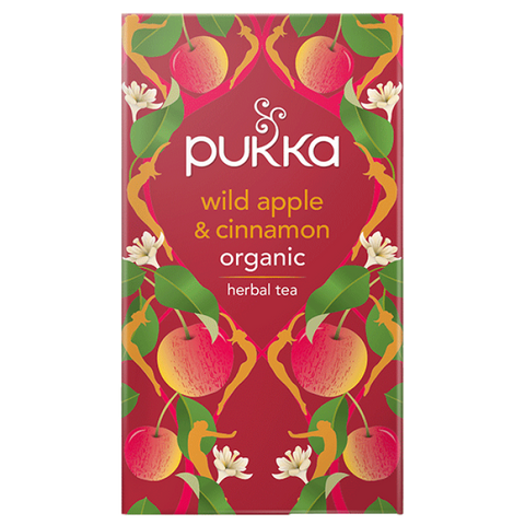 Pukka Organic Wild Apple Cinnamon with Ginger 4x20bgs