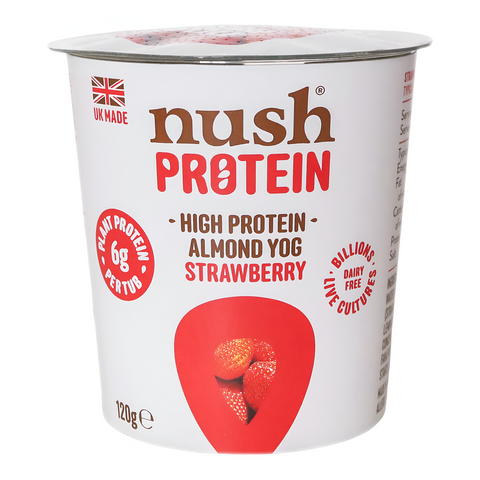 Nush Dairy Free Almond Milk Yogurt Strawberry Flavour 120g