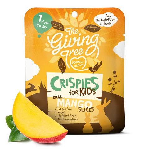 Giving Tree Snacks Freeze Dried Crispies for Kids Mango 10g