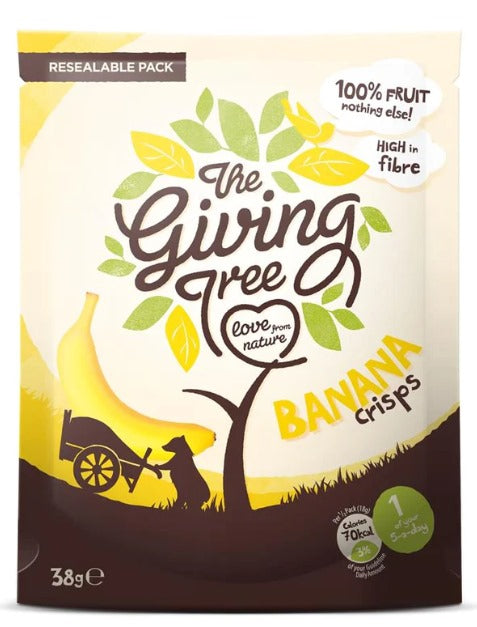Giving Tree Snacks Freeze Dried Banana Crisps 18g