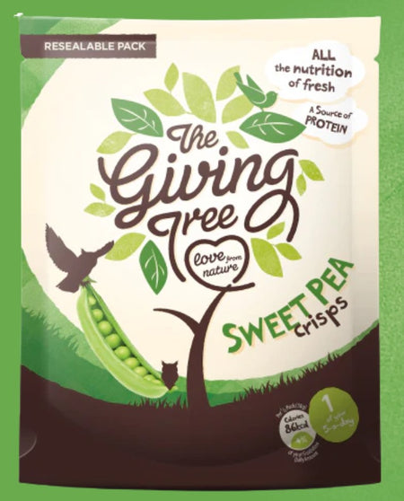 Giving Tree Snacks Freeze Dried Sweet Pea Crisps 18g