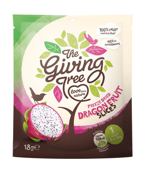 Giving Tree Snacks Freeze Dried Dragon Fruit Crisps - 18g
