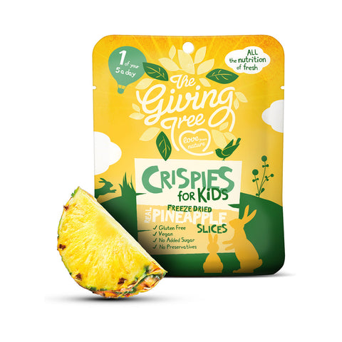 Giving Tree Snacks Freeze Dried Crispies for Kids Pineapple - 10g