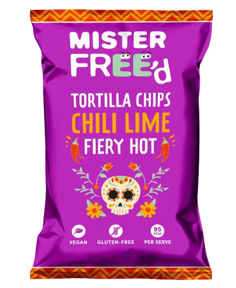 Mister Freed Tortilla Chips with Chili Lime - 135g