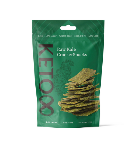 Keto8 Raw Kale Cracker Snacks 35g