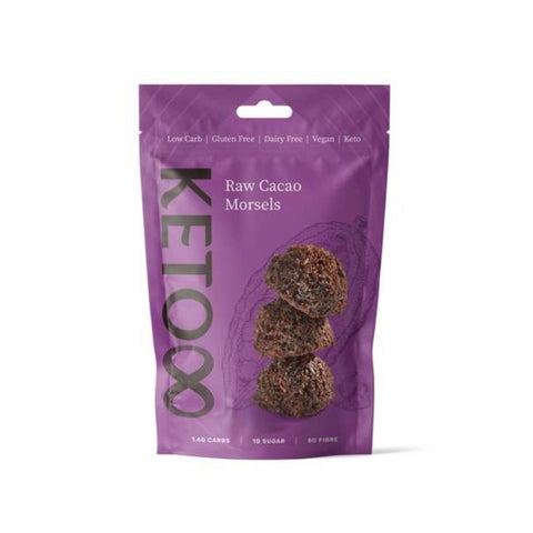 Keto8 Raw Cacao Morsels 128g
