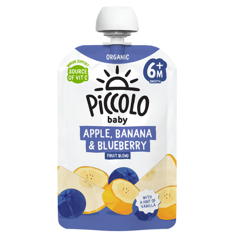 Piccolo Organic Apple, Banana & Blueberry - 100g