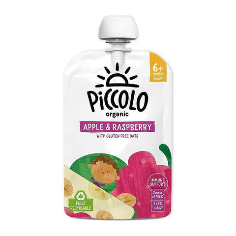 Piccolo Organic Raspberry and Apple 100g