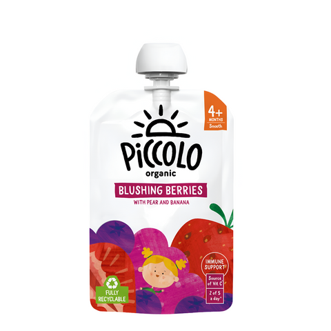 Piccolo Organic Blushing Berries Pear & Banana 100g
