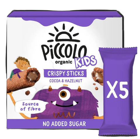 Piccolo Organic Crispy Sticks - Cocoa & Hazelnut 5x25g