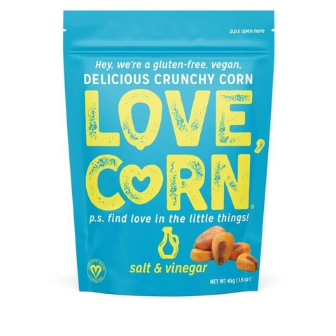 Love Corn Salt & Vinegar Corn Snack - 45g