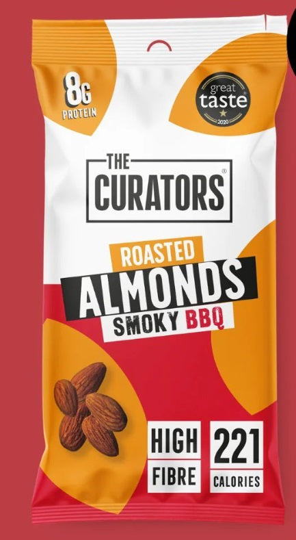 The Curators Smoky BBQ Almonds 35g