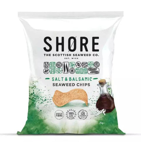 Shore Salt & Balsamic Seaweed Chips - 25g