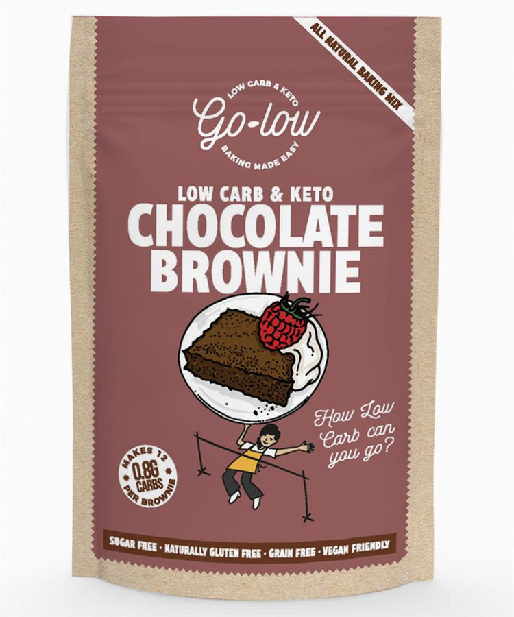 Go-Low Baking Keto & Low Carb Chocolate Brownie Baking Mix 218g