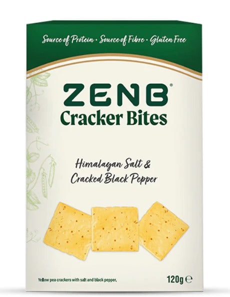 ZENB Himalayan Salt and Black Pepper Cracker Bites 120g