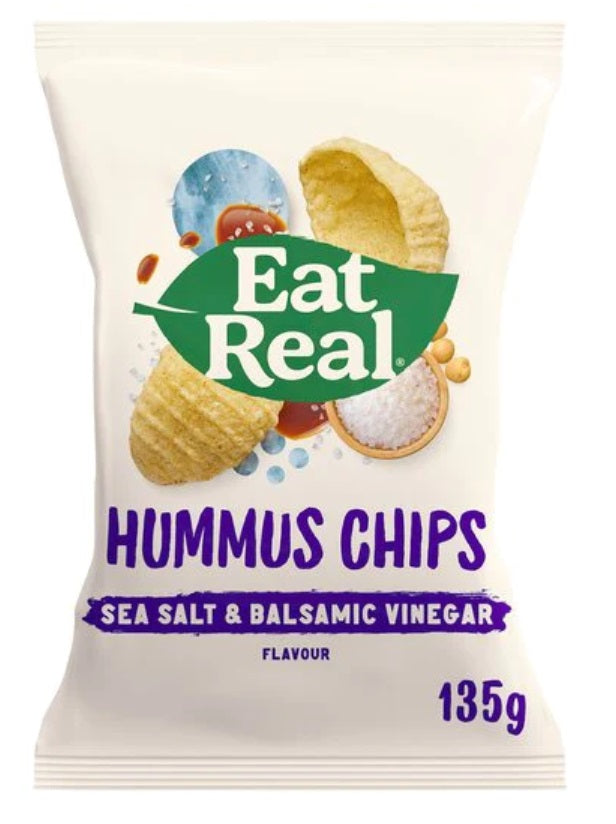 Eat Real Hummus Salt & Balsamic Vinegar 135g
