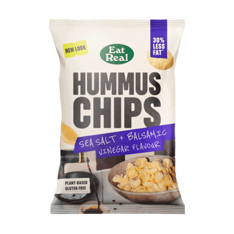 Eat Real Sea Salt & Balsamic Hummus Chips 110g