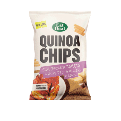 Eat Real Sundried Tomato & Roast Garlic Quinoa Chips 90g
