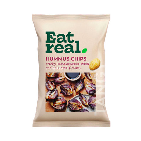 Eat Real Hummus Chips Carmelised Onion & Balsamic Vinegar - 110g