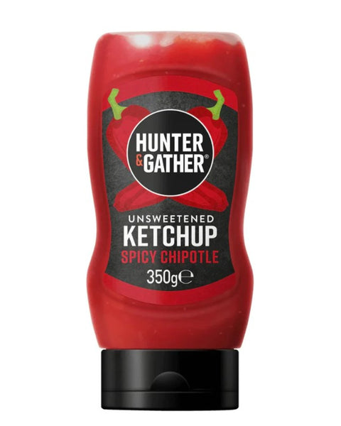 Hunter & Gather Unsweetened Spicy Chipotle Ketchup Squeezy - 350g