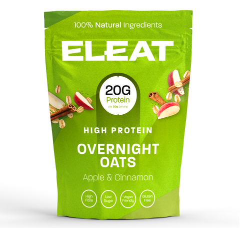 Eleat Apple & Cinnamon Protein Overnight Oats - 400g