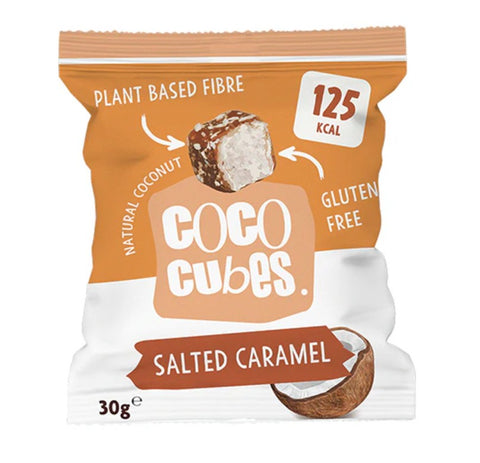 Coco Cubes Salted Caramel Coconut Snack - 30g