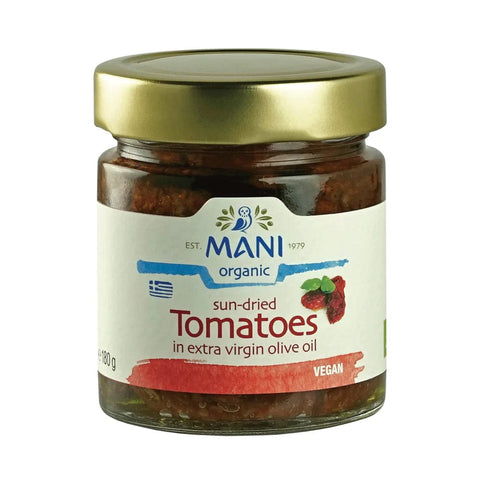 Mani Organic Sun-dried Tomatoes in Olive Oil - 180g