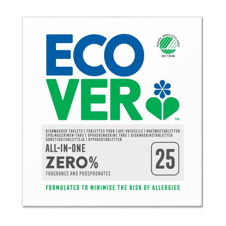 Ecover Dishwasher Tablet All-in-One Zero% 25tabs