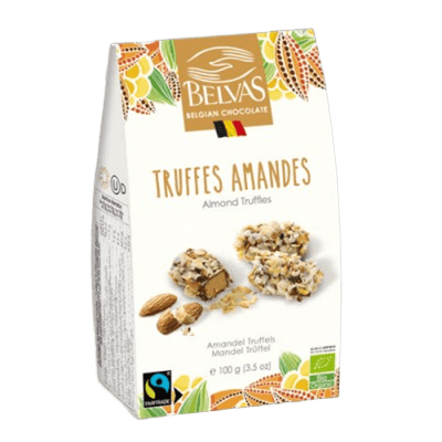 Belvas Organic Almond Truffles - 100g