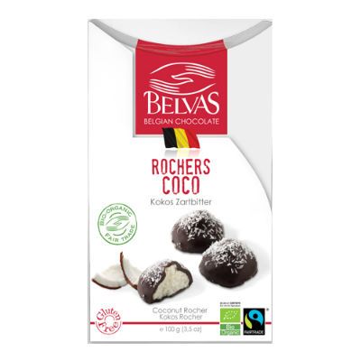 Belvas Belgian Coconut Rochers 100g
