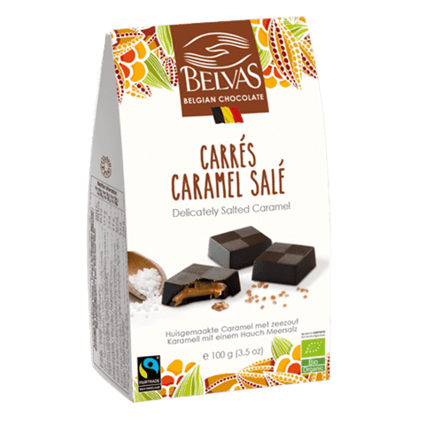 Belvas Belgian Salted Caramel Chocolate 100g