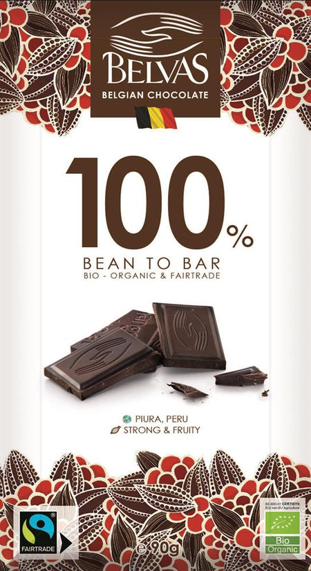 Belvas Tablet 100% Peru 90g - Criollo - BEAN TO BAR 90g