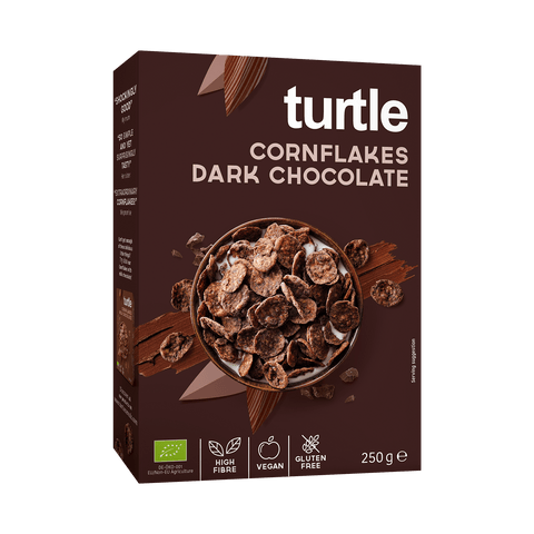 Turtle Organic Cornflakes Dark Chocolate - 250g