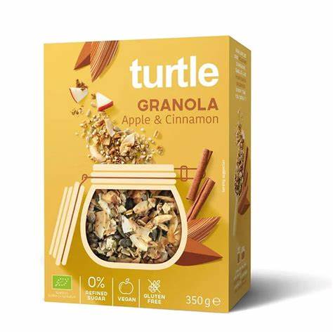 Turtle Granola Apple & Cinnamon Bio Gluten Free - 350g