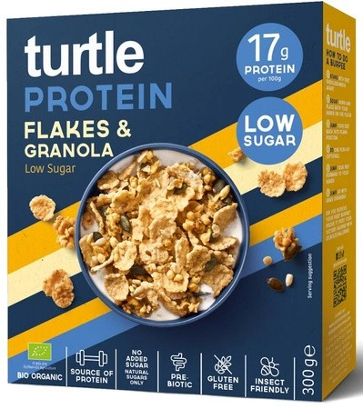 Turtle Protein Flakes & Granola Low Sugar - 300g