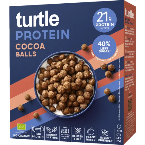 Turtle High Protein Cocoa Balls - 250g