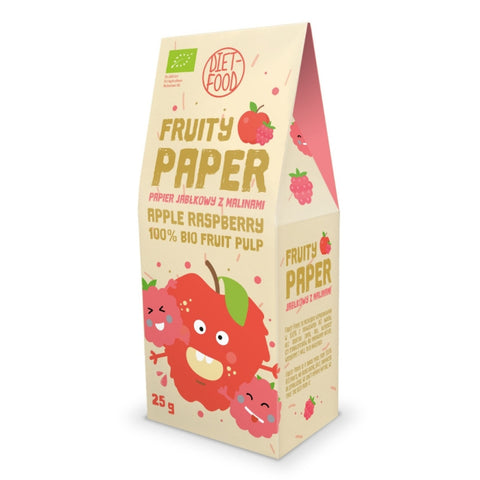 Diet Food Bio Paper Fruit Apple & Raspberry - 25g