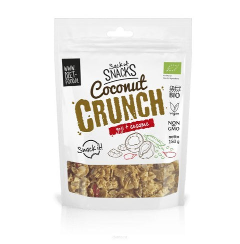 Diet Food Bio Coconut Crunch Goji & Sesame - 150g